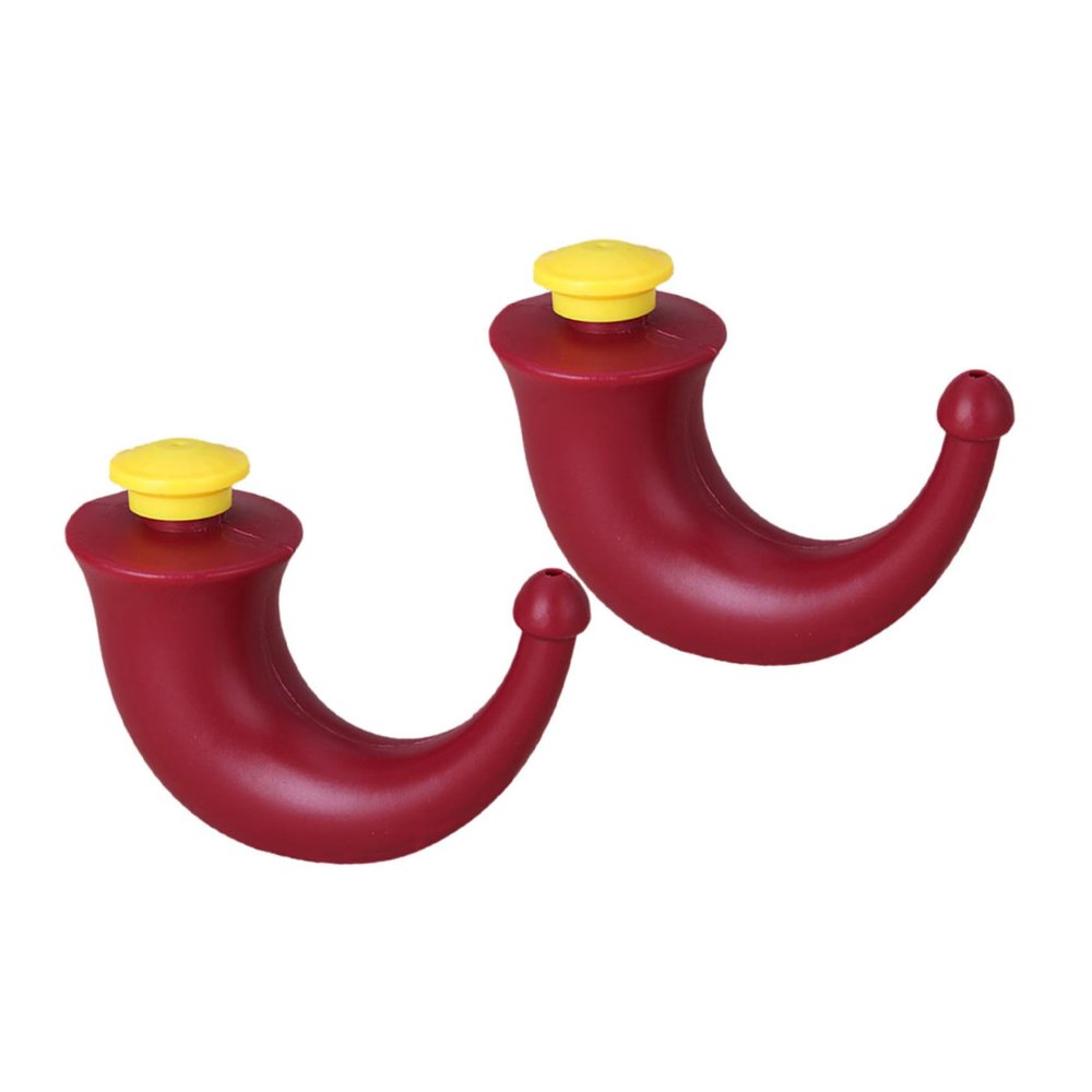 Nasal Rinse Cleaners, 2-Piece Plastic Set for Adults