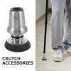 Rubber and Stainless Steel Swivel Cane Tip, 19 mm, for Seniors view 3
