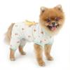 PAIDEFUL Printed Dog Pajamas with Plush Banana, Cream, Size S view 2
