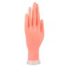 Angoily Silicone Practice Manicure Hand Model, Pink, Reusable and Flexible view 1