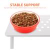Adjustable Cat Feeding Stand, 1 Piece, White view 3