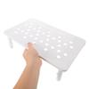 Adjustable Cat Feeding Stand, 1 Piece, White view 4