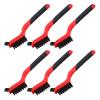 GALPADA Cleaning Brushes with Ergonomic Nylon-PU Handle, 6 Pieces, Double-Sided Brush Head for Turtle Shells and Aquarium Accessories view 1
