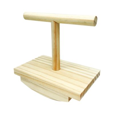 Wooden Bird Perch 14 x 9 x 13.5 cm