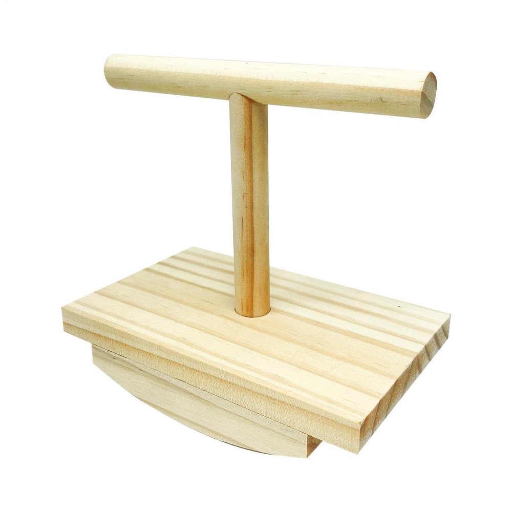 Wooden Bird Perch 14 x 9 x 13.5 cm