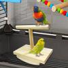 Wooden Bird Perch 14 x 9 x 13.5 cm view 3