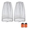 APGLSXY Mosquito Head Nets with Adjustable Drawstrings, 2-Pack view 1