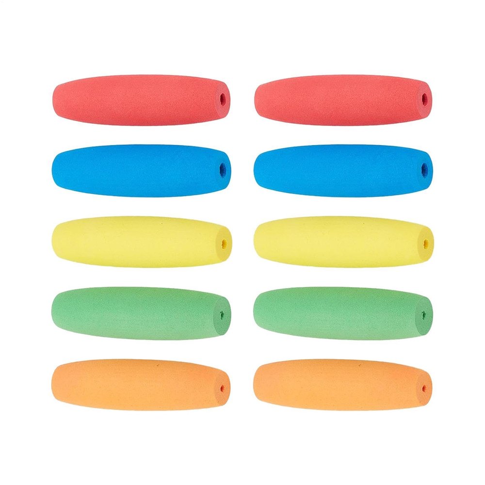 Foam Grip Aids, 9 x 2.5 cm, Adaptable Utensil Grip Tubes