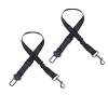 2-Pack Dog Car Safety Belts for Ford F-150, Adjustable Reflective Dog Seat Belts with Elastic Shock Absorption, Black view 1