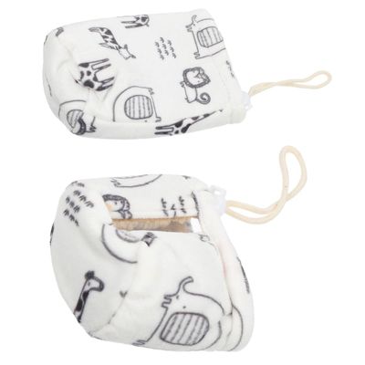 HANABASS Baby Bottle Covers, 2-Pack, Cotton and Lamb Pashmina Protective Sleeves