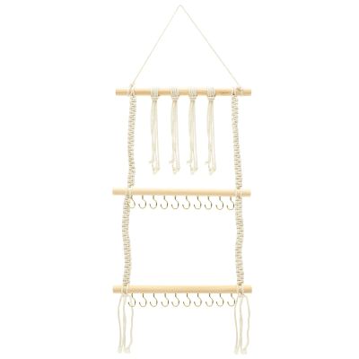 HAKIDZEL Beige Hanging Hair Clip Holder
