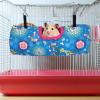 JEWEDECO Hamster House Warm Bed Nest Hanging Tunnel with 2 Metal Hooks view 4