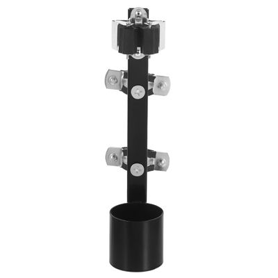 Cane Holder for Rollators and Mobility Scooters, Black, Foldable