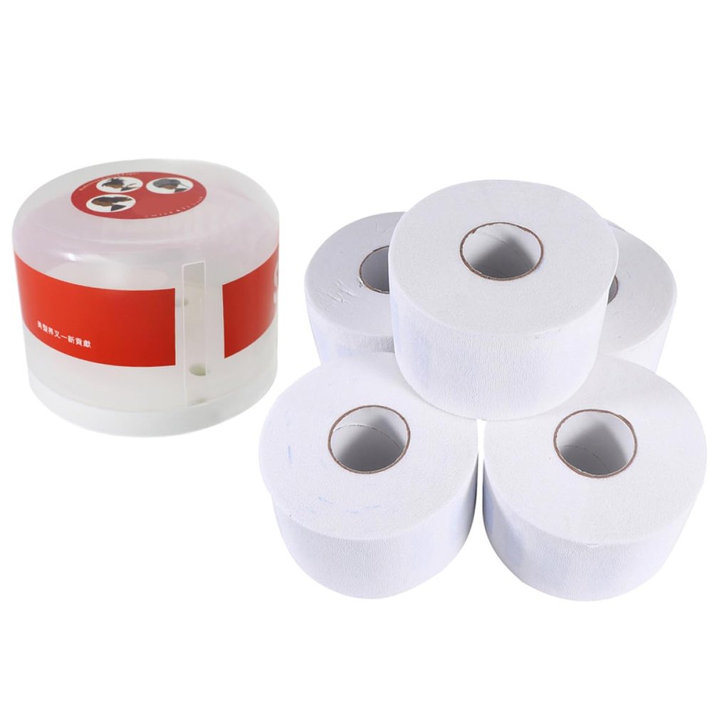PLAFOPE Neck Paper, 6 Pieces with Dispenser Box for Salon and Home Haircuts