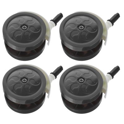 PRETYZOOM 4-Pack Universal Stroller Replacement Wheels, PP Plastic, Wear-Resistant and Quiet
