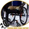 STOBAZA 2-Piece Stable Wheelchair Footrest Mounting Block Set, Black, for 25.4 mm Tubes view 3