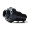 Hemispherical Check Valve for Aquarium Pump, PVC, Black, 1 Piece (20 mm) view 2