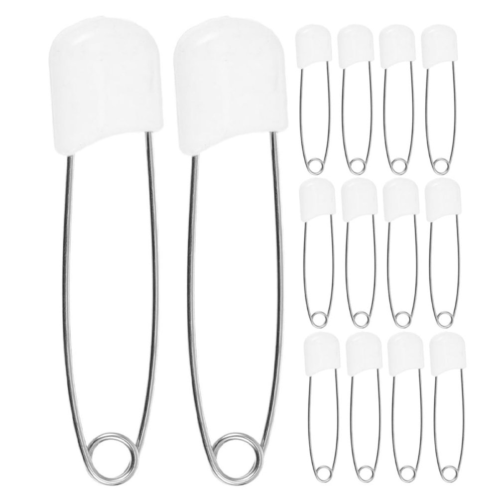 OSOLADY Cloth Diaper Fasteners, 30-Piece Zinc Alloy Set with Reusable PP
