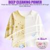 5-in-1 Laundry Pods with Fabric Softener Scent Beads, White Musk, for All Fabrics and Colors, Deep Cleaning, Long-Lasting Freshness (2 pcs) view 4