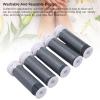 Denash Foot File Roller Heads, Reusable Quartz Stone Rollers for Micro Pedi Nano, 5-Pack view 3