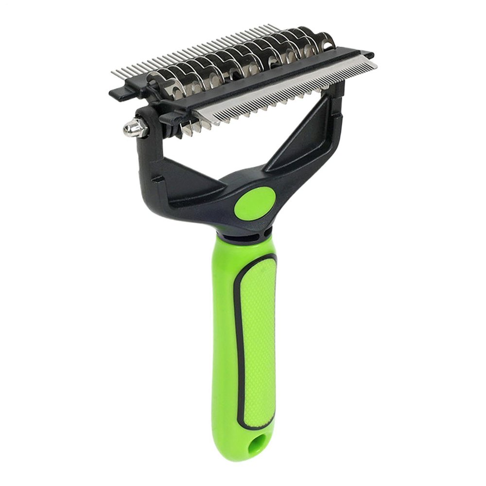 Double-Sided Shedding Brush for Dogs