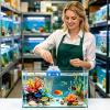 Feeding Ring for Aquarium - Fluorescent Fish Feeder view 2