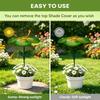 Metal Flower Plant Shade Stake for Succulents view 4