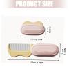 Foldable Pet Grooming Comb for Face and Body Massage view 3