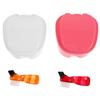 WRITWAA 2-Piece Portable Denture Cleaning and Storage Set with Intensive Cleaning System and Dual-Chamber Plastic Case for Travel view 1