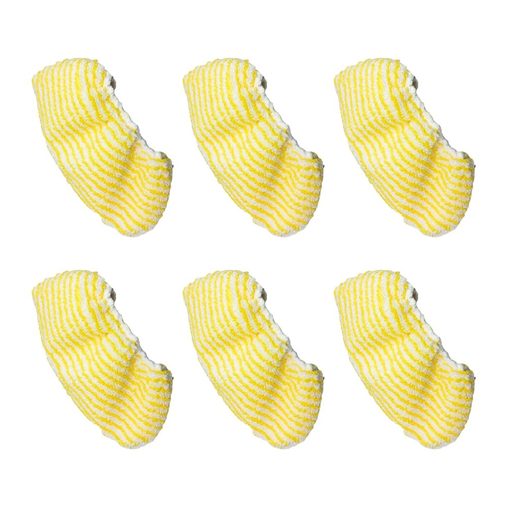ZEPFJHE 6-Pack Quick-Install Steam Mop Pads