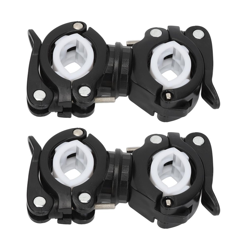 Vikye Adjustable 360° Rotating Cane Holder for Wheelchairs and Mobility Scooters, Black and White