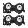 Vikye Adjustable 360° Rotating Cane Holder for Wheelchairs and Mobility Scooters, Black and White view 1