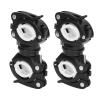 Vikye Adjustable 360° Rotating Cane Holder for Wheelchairs and Mobility Scooters, Black and White view 2