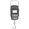 Alipis Electronic Fishing Scale, 50 kg Capacity, Tape Measure, Compact ABS and Stainless Steel Hanging Scale with Clear Display view 1