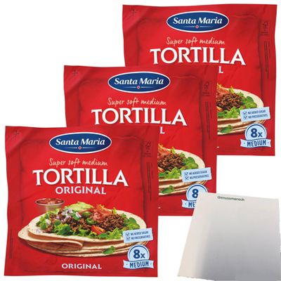 usy Bundle for Santa Maria Original Soft Tortillas 3-Pack (3 x 320 g) + usy Block