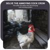 ELEOUTI Adjustable Nylon Rooster Collars - 4 Pack view 3