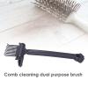 Ycauty 2-in-1 Comb Cleaning Brush, Double-Sided, Blue view 3