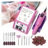 20,000 RPM Electric Nail Drill Machine Set, Rose Red view 2