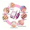 20,000 RPM Electric Nail Drill Machine Set, Rose Red view 4