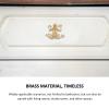 CHICAMPERA Brass Frog-Shaped Cabinet and Drawer Handle, Easy Installation, Decorative Furniture Hardware for Kids' Rooms view 3