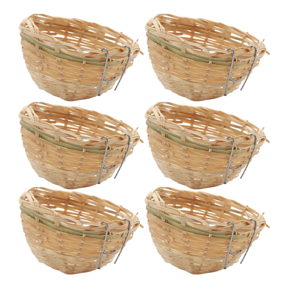 Woven Bird Nest, 6-Pack
