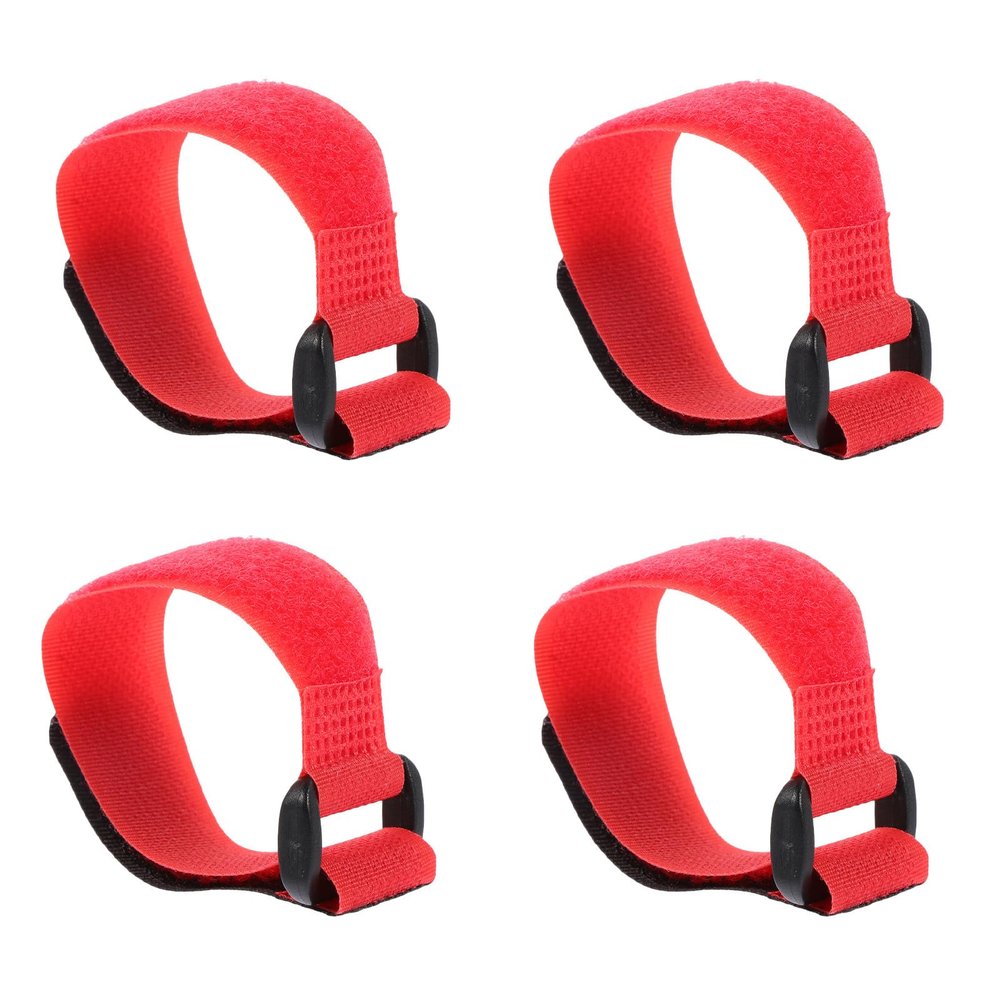 JEWEDECO 4-Pack Adjustable Nylon Rooster Collars