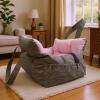 Oxxggkao Practical Dog Travel Bed for Cars and Home with Secure Seat Belt Attachment and Memory Foam view 3