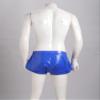 Mufeng Unisex PVC Wetlook Adult Incontinence Brief, Royal Blue, Size S view 4