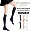 Kuisoe Mevery Compression Socks for Women, Mevery Classic Compression Socks for Women and Men, Thick-Calf Design with Non-Slip Cuff (Purple, 3 Pairs, M) view 3