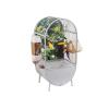 Hhmmei2024-23 Large Parrot Flight Cage with Stand, White Light Gray view 1