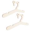 SHERCHPRY Children's Clothes Hangers, Brown, 2-Pack view 1
