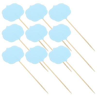 CLISPEED 24-Piece Paper and Wood Chalkboard Food Labels for Wedding Buffets and Parties