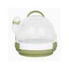 Hhmmei2024-23 Portable Bird Cage for Parrots and Small Birds, Green view 1