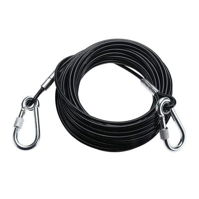 YIGOOWN Dog Tie Out Leash 5m Stainless Steel PVC